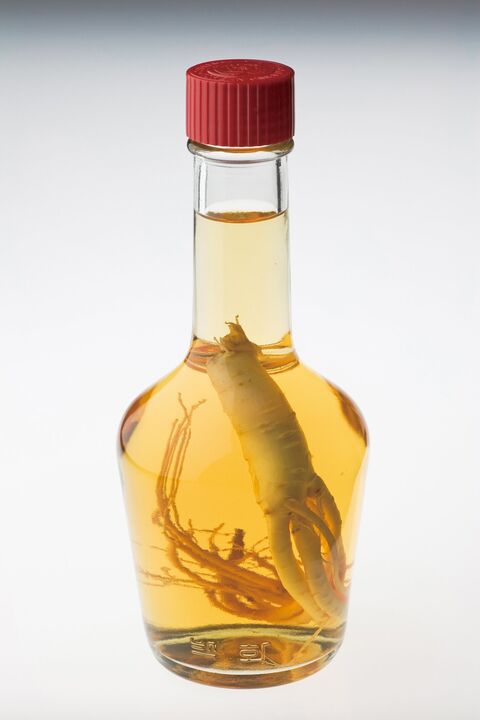 A natural aphrodisiac that improves a man's sex life - tincture with ginseng root