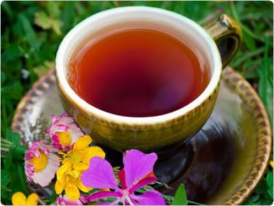 Brewed Ivan-tea from problems with potency in men