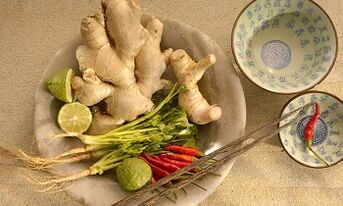 The use of ginger to improve potency